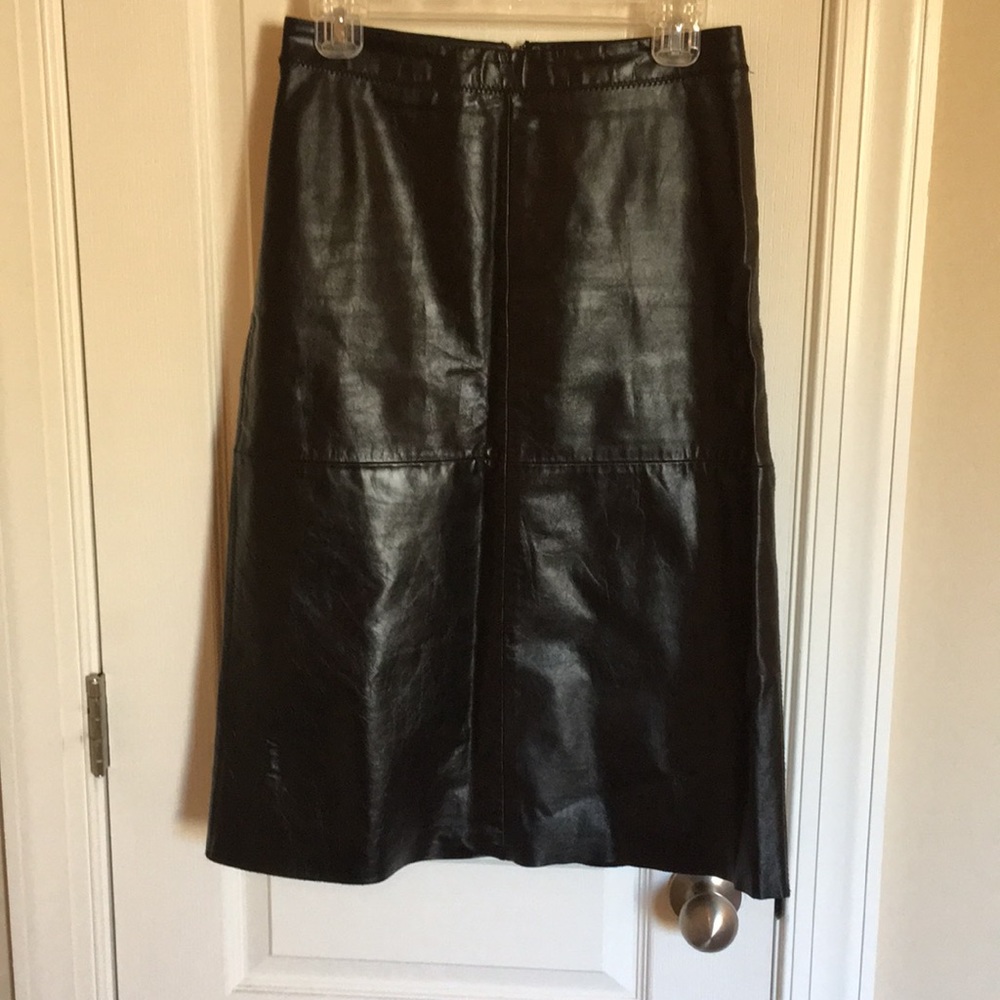 90’s Vintage Gap 100% leather skirt